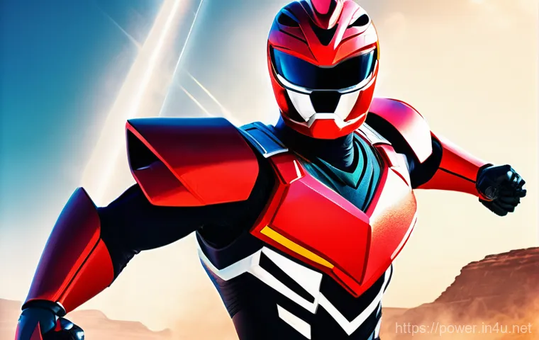 파워레인저 만화와 애니메이션 차이 - An exhilarating transformation sequence featuring a diverse team of five American Power Rangers. The...