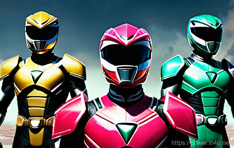 파워레인저 리더십 스토리 - **Prompt: The Symphony of Strength: Diverse Power Rangers United**
A dynamic, action-packed scen... 파워레인저 리더십 스토리 - **Prompt: The Symphony of Strength: Diverse Power Rangers United**
A dynamic, action-packed scen...
